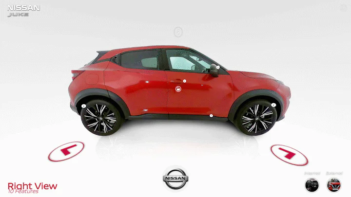 Nissan Juke car exterior view