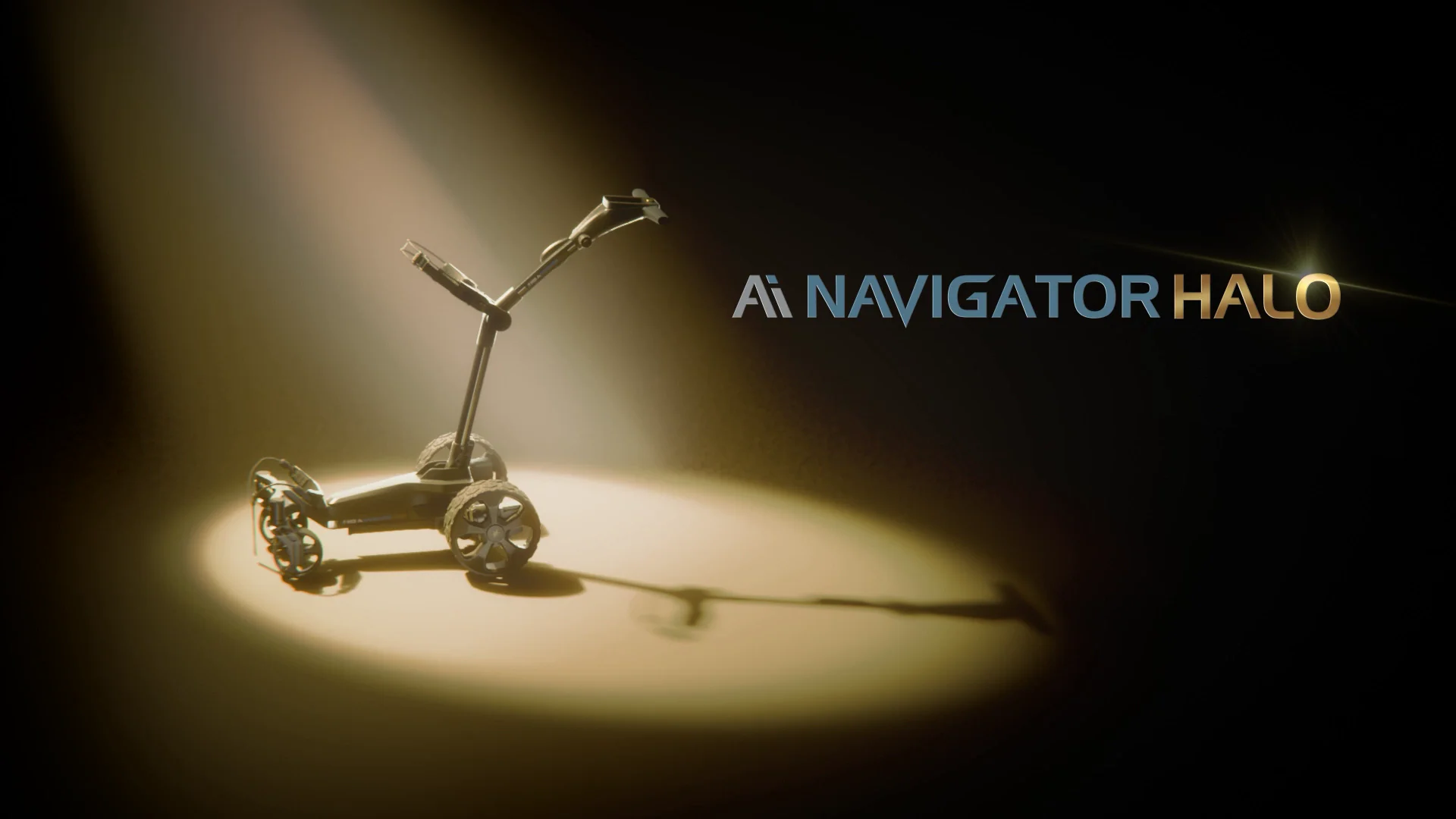 Ai Navigator Halo artwork - A still from 3d product animation video
