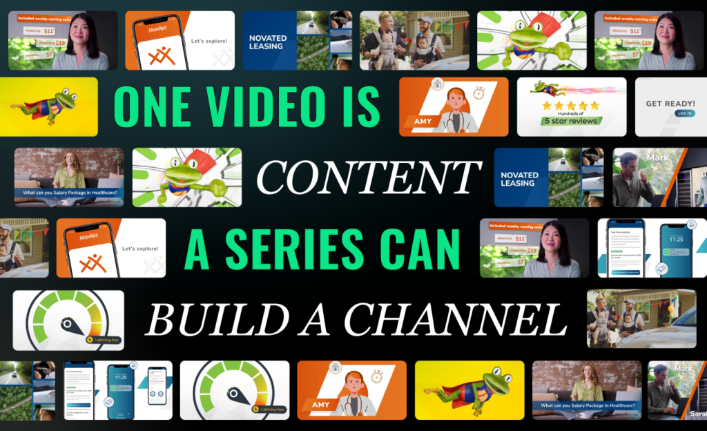 One Video Is Content. A Series Can Build a Channel.